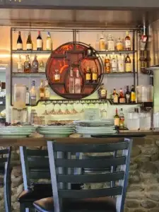 The Baht Gatlinburg bar area with authentic Thai ambiance