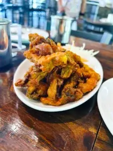 Crispy mushrooms at The Baht Thai restaurant in Gatlinburg