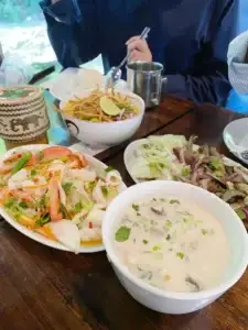Thai curry dish at The Baht Gatlinburg restaurant