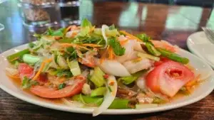 Fresh Thai salad at The Baht Gatlinburg